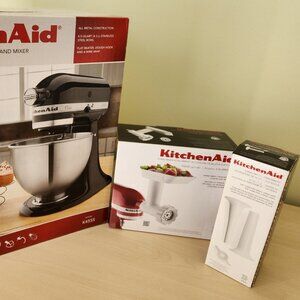 KitchenAid Stand Mixer Attachment: Food Grinder + Pusher in Two Sizes~Brand-NEW~